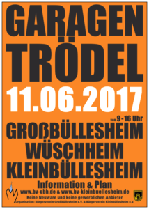 Mehr über den Artikel erfahren Garagentrödel in Großbüllesheim, Wüschheim und Kleinbüllesheim