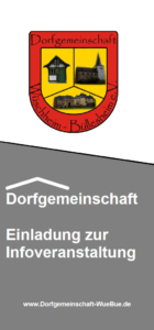 Read more about the article Einladung zur Infoveranstaltung des neuen Dorfgemeinschaftshauses