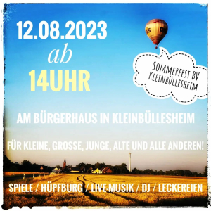 Mehr über den Artikel erfahren Sommerfest am 12.08.2023 – Save the Date!
