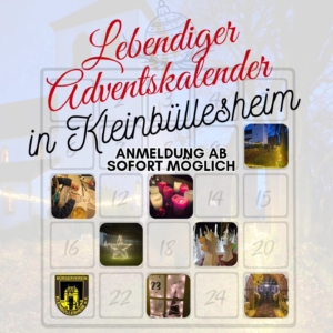 Mehr über den Artikel erfahren lebendiger Adventskalender 2025 ist buchbar