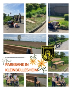 Mehr über den Artikel erfahren Neue Parkbank in Kleinbüllesheim