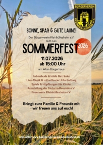 Mehr über den Artikel erfahren Einladung zum Sommerfest 2026